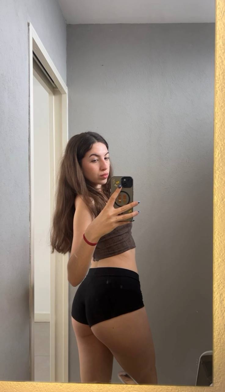 Amber in her underwear in Ramallah