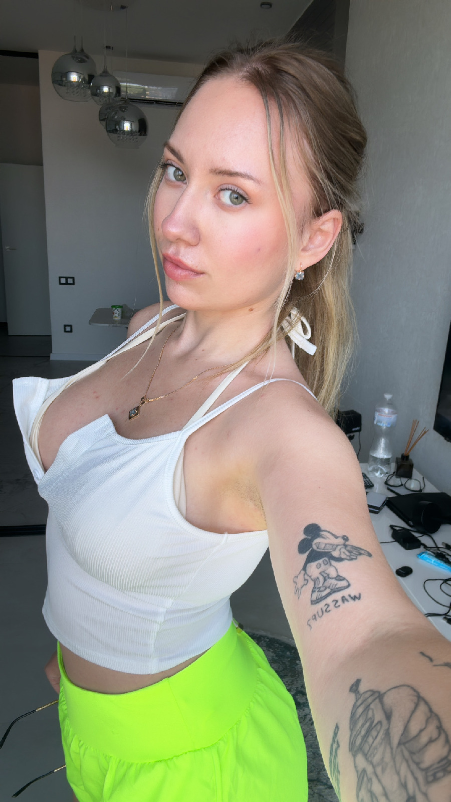 KateV in her underwear in Ramallah